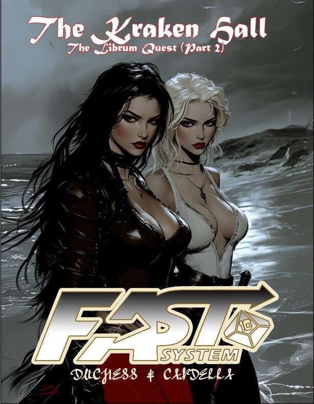 DC6S The Kraken Hall (Part 2 of the Libram Quest) [PDF Solo Adventure, Duchess & Candella]