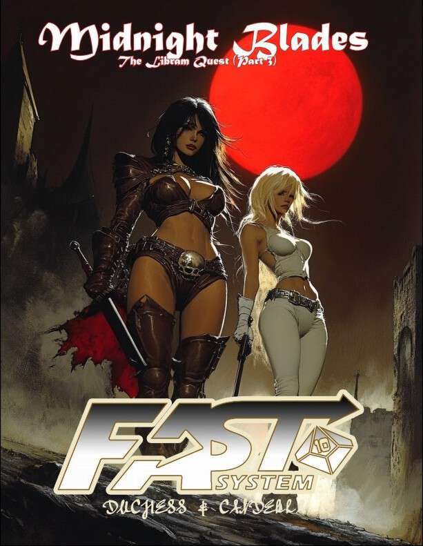 DC7S Midnight Blades (Part 3 of the Libram Quest) [PDF Solo Adventure, Duchess & Candella] (Copy)