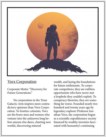 Space Vixens from Beyond Tomorrow: Mysteries of the Trian Galactic Arm Setting (Star Frontiers: Zebulon's Guide mechanics)[PDF]