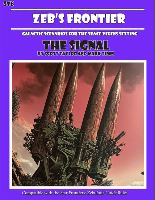 SVZ6 The Signal (Star Frontiers: Zebulon's Guide mechanics) [PDF]