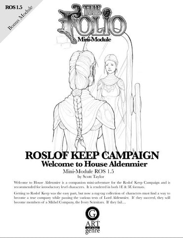 THE FOLIO #1.5 WELCOME TO HOUSE ALDENMIER [MINI-ADVENTURE]