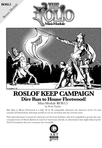 THE FOLIO #3.5 DIRE RUN TO HOUSE FLEETWOOD! [MINI-ADVENTURE]