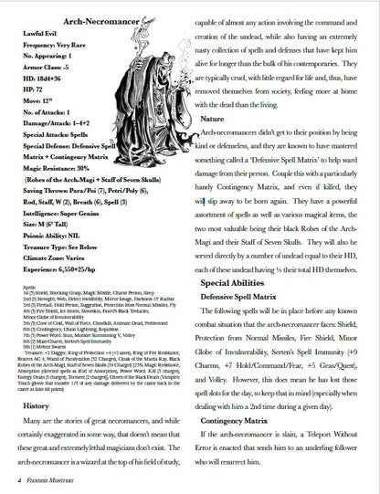 THE FOLIO OF FIENDISH MONSTERS [HARDCOVER]