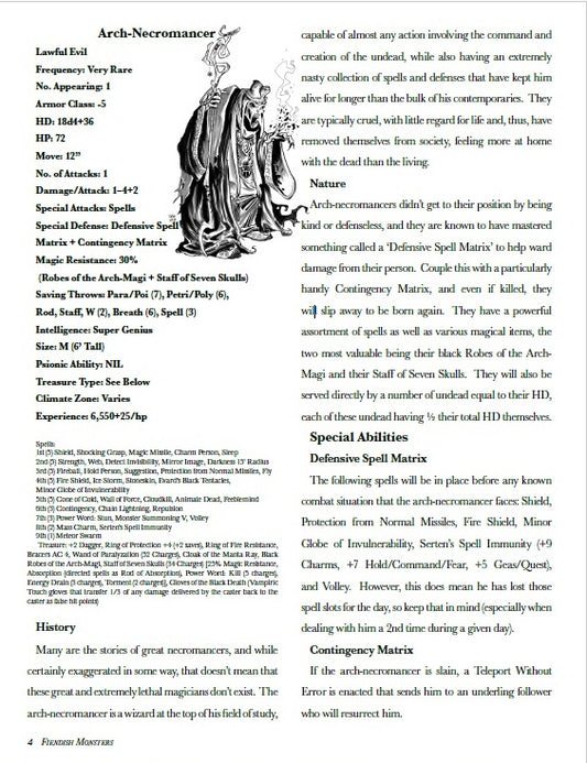 THE FOLIO OF FIENDISH MONSTERS [HARDCOVER]