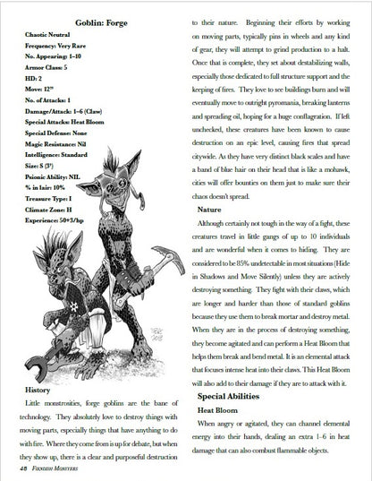 THE FOLIO OF FIENDISH MONSTERS [HARDCOVER]