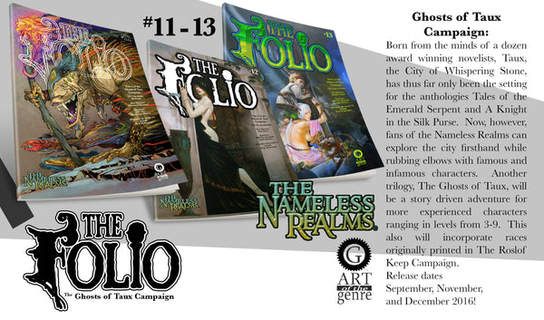 THE GHOSTS OF TAUX FOLIO BUNDLE [PRINT EDITION]