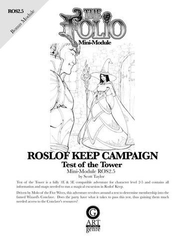 THE FOLIO #2.5 The Test of the Tower! [MINI-ADVENTURE]